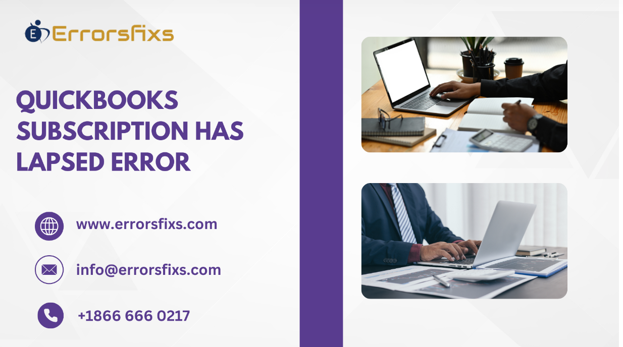 Quickbooks Subscription Has Lapsed Error